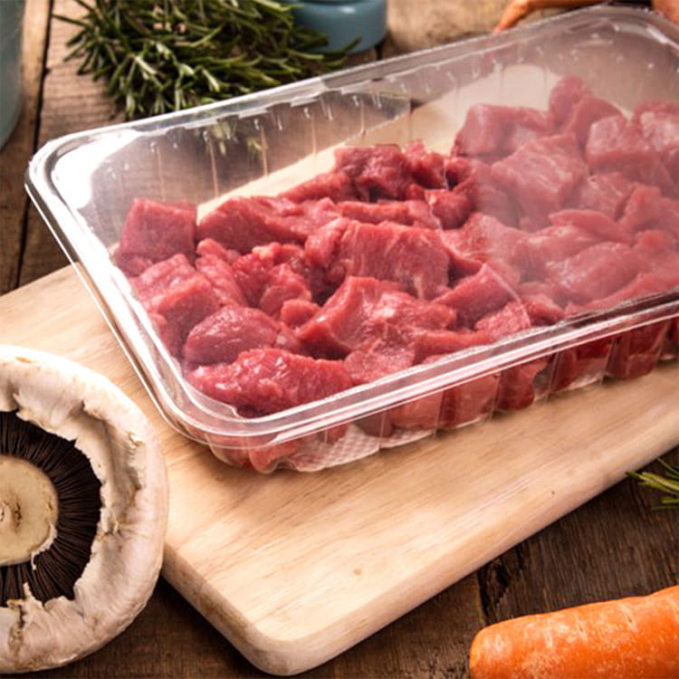 PE Securus-peel Thermoforming Top et Bottom Film pro Cibus Vacuum Packaging